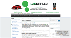 Desktop Screenshot of lakstift.eu